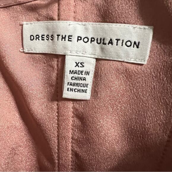 DRESS THE POPULATION River Lace Off the Shoulder Fit & Flare Dress - Picture 10 of 13